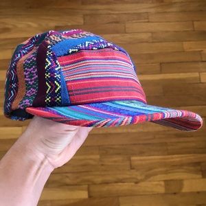 Tribal Printed Strapback Cap